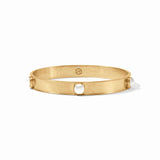 Julie Vos CATALINA STONE BANGLE BRACELET Pearl